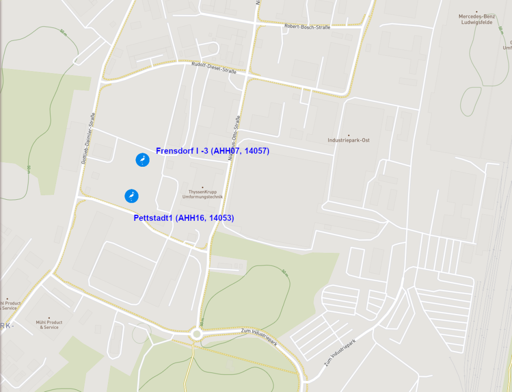 Pettstadt1 und Frensdorf gemeinsam im Industriepark von Ludwigsfelde. (24. Juni 2025)