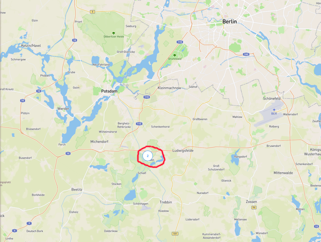 Pettstadt1 und Frensdorf I -3 immer noch nahe beieinander.