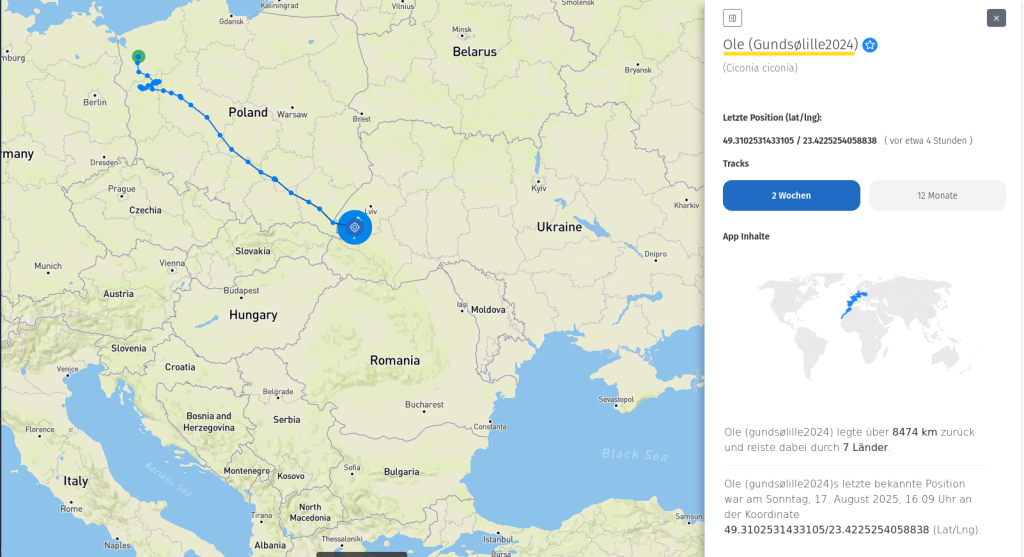 Ole am 17. August 2025. Er ist bereits in der Ukraine.