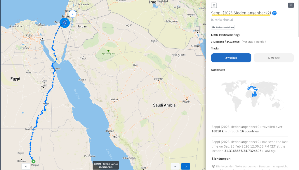 Seppl ist leider weiterhin im West-Jordan-Land.