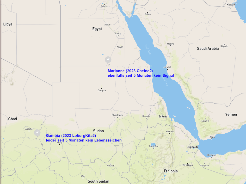 Gambia und Marianne sind seit rund 5 Monaten offline.