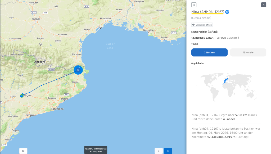 Nina am 9. März 2026.