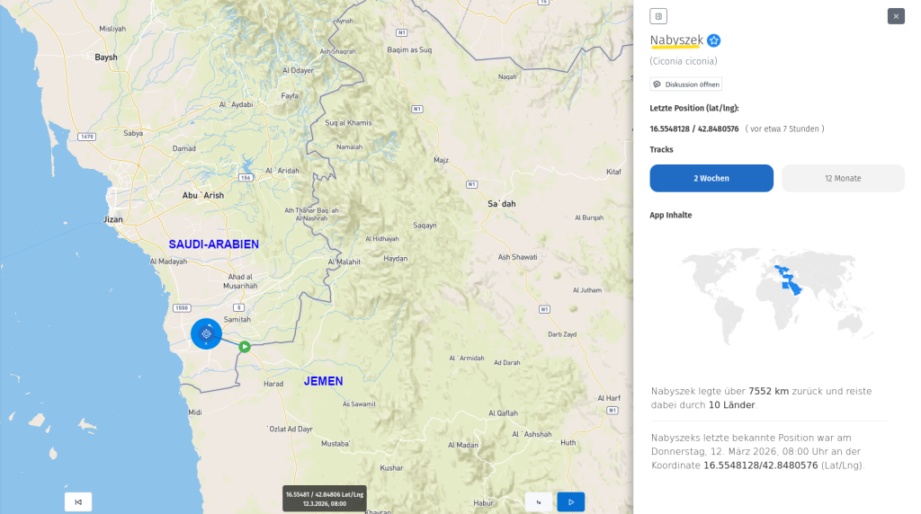 Nabyszek ist knapp hinter der Grenze vom Jemen nach Saudi-Arabien.