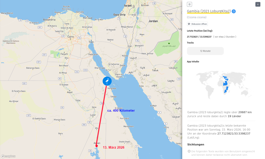 Gambia hat auch heute gesendet! 15. März 2026.
