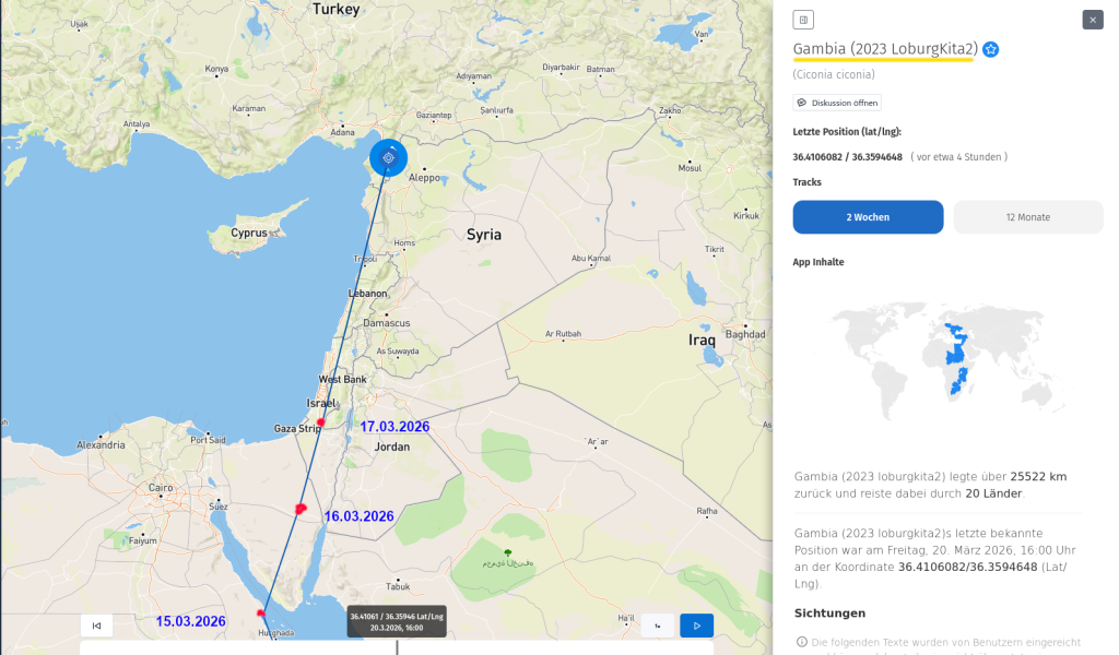 Gambia ist heute in der Türkei angekommen! 20.03.2026.