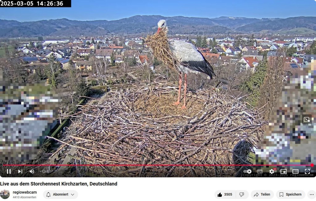 Und gut 2 Stunden später noch einmal ...